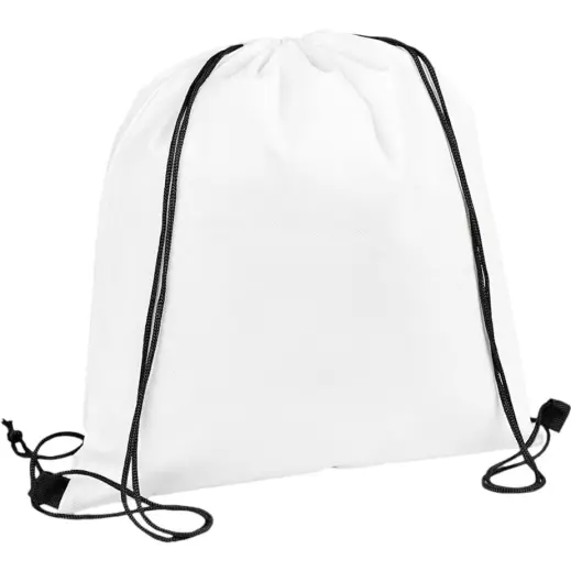 Altitude Whitefield Non-Woven Drawstring Bag Solid White